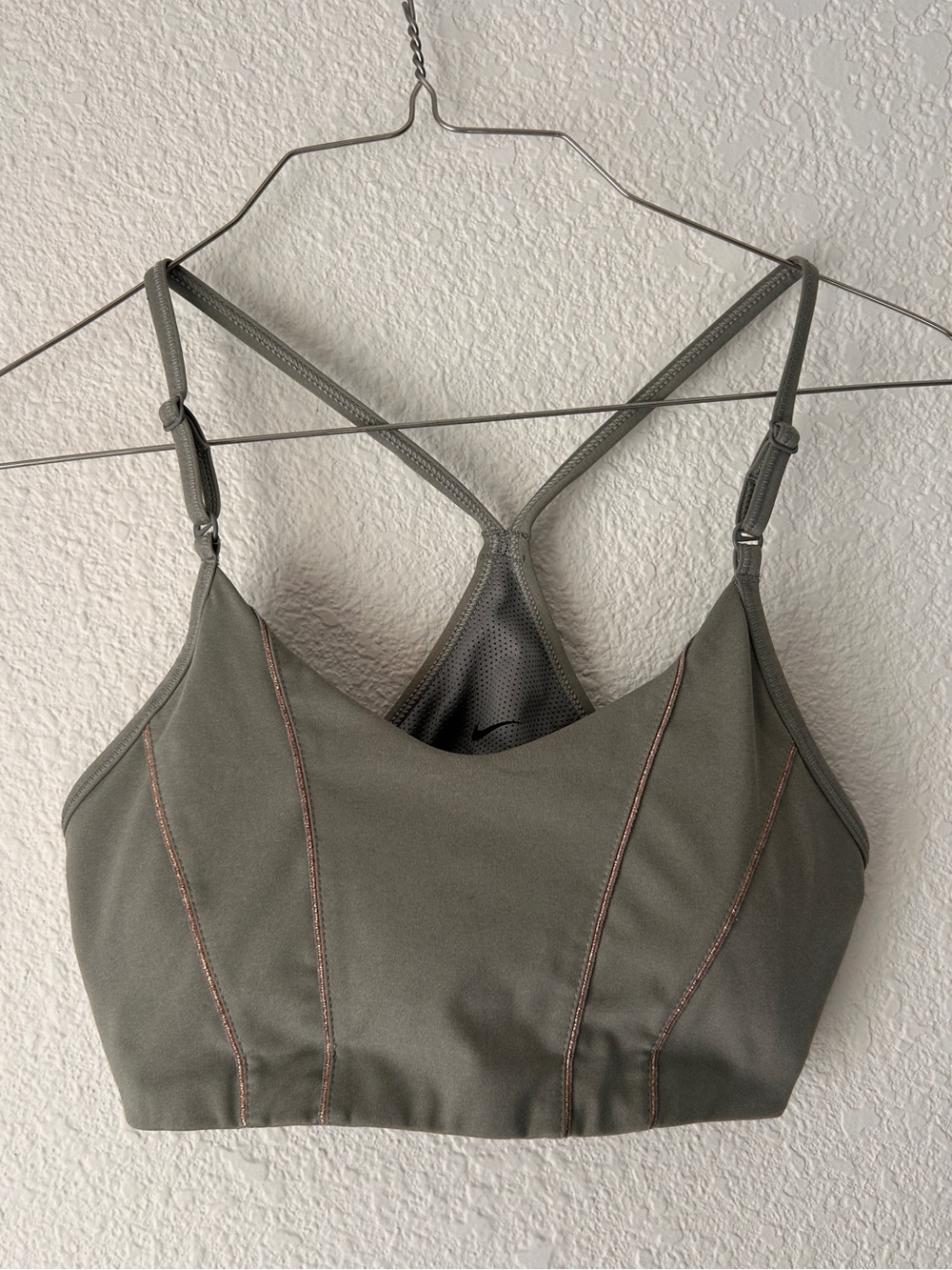 Nike Racerback Sports Bra with glitter details
